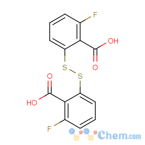 CAS No:147027-64-3 2-[(2-carboxy-3-fluorophenyl)disulfanyl]-6-fluorobenzoic acid