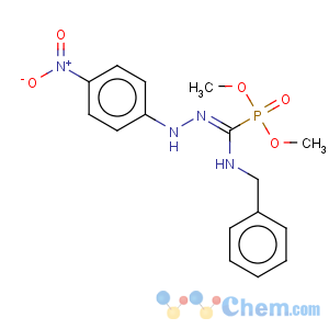 CAS No:147056-74-4 (benzylamino)[(4-nitrophenyl)hydrazono]methylphosphonic acid dimethylester