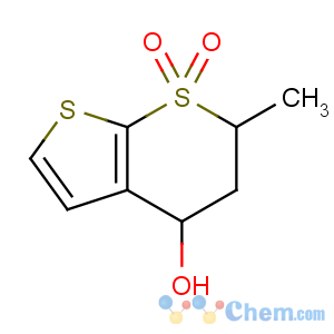 CAS No:147086-81-5 (4S,6S)-6-methyl-7,7-dioxo-5,6-dihydro-4H-thieno[2,3-b]thiopyran-4-ol