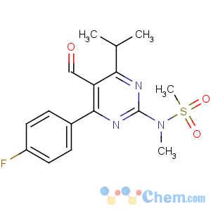 CAS No:147118-37-4 N-[4-(4-fluorophenyl)-5-formyl-6-propan-2-ylpyrimidin-2-yl]-N-<br />methylmethanesulfonamide