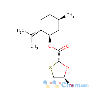 CAS No:147126-62-3 (2R,5R)-5-Hydroxy-1,3-oxathiolane-2-carboxylic acid (1R,2S,5R)-5-methyl-2-(1-methylethyl)cyclohexyl ester