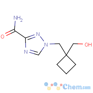 CAS No:147126-67-8 1-[[1-(hydroxymethyl)cyclobutyl]methyl]-1,2,4-triazole-3-carboxamide