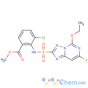 CAS No:147150-35-4 methyl<br />3-chloro-2-[(5-ethoxy-7-fluoro-[1,2,4]triazolo[1,<br />5-c]pyrimidin-2-yl)sulfonylamino]benzoate