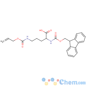 CAS No:147290-11-7 (2S)-2-(9H-fluoren-9-ylmethoxycarbonylamino)-5-(prop-2-<br />enoxycarbonylamino)pentanoic acid