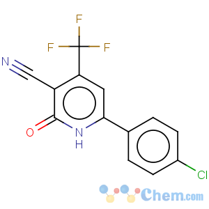 CAS No:147381-62-2 3-Pyridinecarbonitrile,6-(4-chlorophenyl)-1,2-dihydro-2-oxo-4-(trifluoromethyl)-