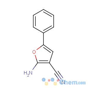CAS No:14742-32-6 2-amino-5-phenylfuran-3-carbonitrile