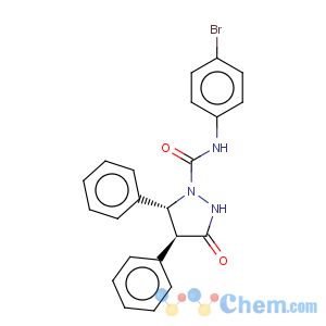 CAS No:147523-65-7 1-Pyrazolidinecarboxamide,N-(4-bromophenyl)-3-oxo-4,5-diphenyl-, (4S,5R)-
