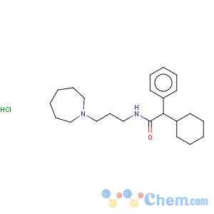 CAS No:147614-21-9 Benzeneacetamide, a-cyclohexyl-N-[3-(hexahydro-1H-azepin-1-yl)propyl]-
