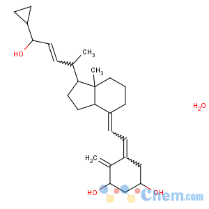 CAS No:147657-22-5 (1R,3S,5Z)-5-[(2E)-2-[(1R,3aS,7aR)-1-[(E,2R,<br />5S)-5-cyclopropyl-5-hydroxypent-3-en-2-yl]-7a-methyl-2,3,3a,5,6,<br />7-hexahydro-1H-inden-4-ylidene]ethylidene]-4-methylidenecyclohexane-1,<br />3-diol