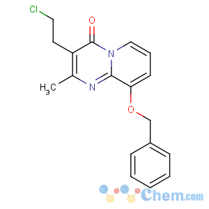 CAS No:147687-17-0 3-(2-chloroethyl)-2-methyl-9-phenylmethoxypyrido[1,2-a]pyrimidin-4-one