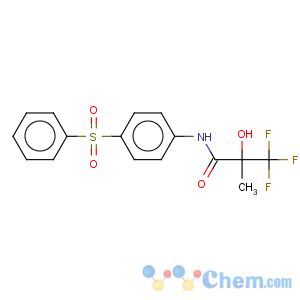 CAS No:147695-92-9 Propanamide,3,3,3-trifluoro-2-hydroxy-2-methyl-N-[4-(phenylsulfonyl)phenyl]-