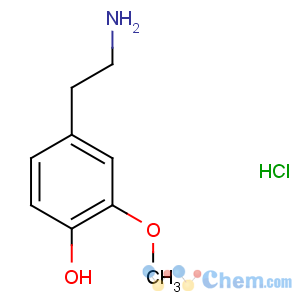 CAS No:1477-68-5 4-(2-aminoethyl)-2-methoxyphenol
