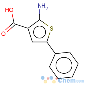 CAS No:14770-84-4 2-amino-5-phenyl-3-thiophenecarboxylic acid