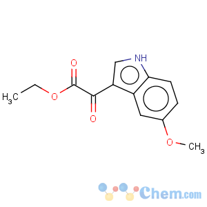 CAS No:14771-33-6 1H-Indole-3-aceticacid, 5-methoxy-a-oxo-,ethyl ester