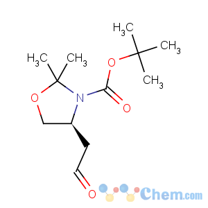 CAS No:147959-19-1 3-Oxazolidinecarboxylicacid, 2,2-dimethyl-4-(2-oxoethyl)-, 1,1-dimethylethyl ester, (4S)-