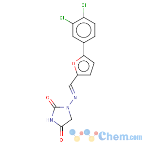CAS No:14796-28-2 2,4-Imidazolidinedione,1-[[[5-(3,4-dichlorophenyl)-2-furanyl]methylene]amino]-