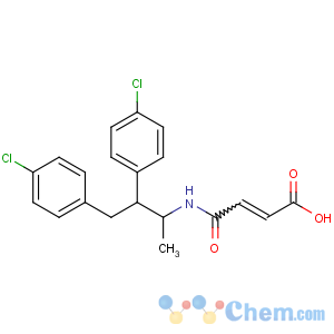 CAS No:148-07-2 (E)-4-[3,4-bis(4-chlorophenyl)butan-2-ylamino]-4-oxobut-2-enoic acid