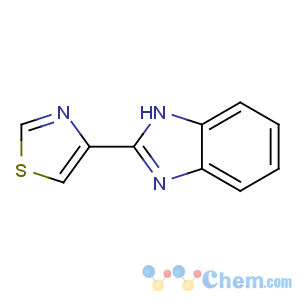 CAS No:148-79-8 4-(1H-benzimidazol-2-yl)-1,3-thiazole