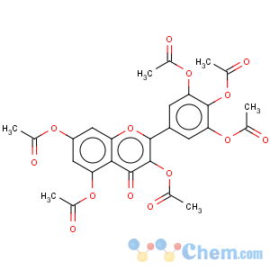 CAS No:14813-29-7 4H-1-Benzopyran-4-one,3,5,7-tris(acetyloxy)-2-[3,4,5-tris(acetyloxy)phenyl]-