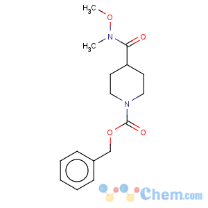 CAS No:148148-48-5 benzyl 4-(n-methoxy-n-methylcarbamoyl)piperidine-1-carboxylate