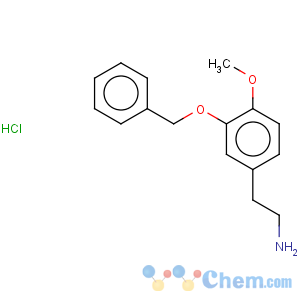 CAS No:148223-47-6 Benzeneethanamine,4-methoxy-3-(phenylmethoxy)-, hydrochloride (1:1)