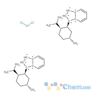 CAS No:148347-88-0 Zirconium,dichlorobis[(1,2,3,3a,7a-h)-1-[(1S,2S,5R)-5-methyl-2-(1-methylethyl)cyclohexyl]-1H-inden-1-yl]-,stereoisomer