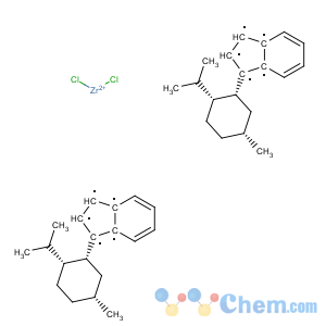 CAS No:148347-90-4 Zirconium,dichlorobis[(1,2,3,3a,7a-h)-1-[5-methyl-2-(1-methylethyl)cyclohexyl]-1H-inden-1-yl]-, stereoisomer