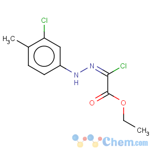 CAS No:148367-95-7 Acetic acid,2-chloro-2-[2-(3-chloro-4-methylphenyl)hydrazinylidene]-, ethyl ester