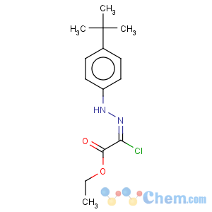 CAS No:148367-96-8 Acetic acid,2-chloro-2-[2-[4-(1,1-dimethylethyl)phenyl]hydrazinylidene]-, ethyl ester
