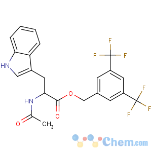 CAS No:148451-96-1 L-Tryptophan,N-acetyl-, [3,5-bis(trifluoromethyl)phenyl]methyl ester