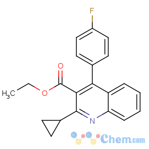 CAS No:148516-11-4 ethyl 2-cyclopropyl-4-(4-fluorophenyl)quinoline-3-carboxylate