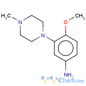 CAS No:148546-78-5 Benzenamine,4-methoxy-3-(4-methyl-1-piperazinyl)-