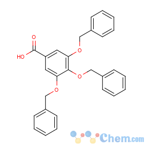CAS No:1486-48-2 3,4,5-tris(phenylmethoxy)benzoic acid