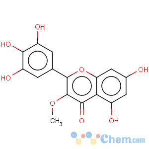 CAS No:1486-67-5 4H-1-Benzopyran-4-one,5,7-dihydroxy-3-methoxy-2-(3,4,5-trihydroxyphenyl)-