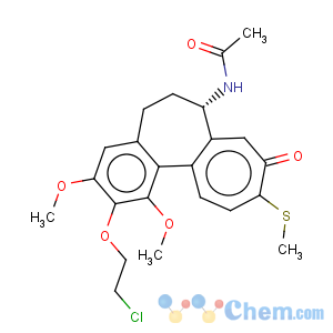 CAS No:148731-67-3 Acetic acid, chloro-,(7S)-7-(acetylamino)-5,6,7,9-tetrahydro-1,3-dimethoxy-10-(methylthio)-9-oxobenzo[a]heptalen-2-ylester (9CI)