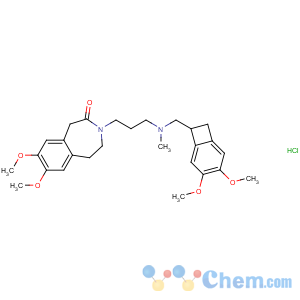 CAS No:148849-67-6 3-[3-[[(7S)-3,4-dimethoxy-7-bicyclo[4.2.0]octa-1,3,<br />5-trienyl]methyl-methylamino]propyl]-7,8-dimethoxy-2,<br />5-dihydro-1H-3-benzazepin-4-one