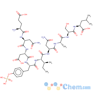 CAS No:148851-08-5 L-Leucine, L-a-glutamyl-L-asparaginyl-L-a-aspartyl-O-phosphono-L-tyrosyl-L-isoleucyl-L-asparaginyl-L-alanyl-L-seryl-