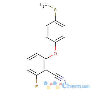 CAS No:148901-52-4 2-fluoro-6-(4-methylsulfanylphenoxy)benzonitrile