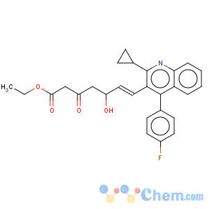 CAS No:148901-69-3 Ethyl (E)-7-[4-(4'-fluorophenyl)-2-(cyclopropyl)-3-quinolinyl]-5-hydroxy-3-oxo-6-heptenoate