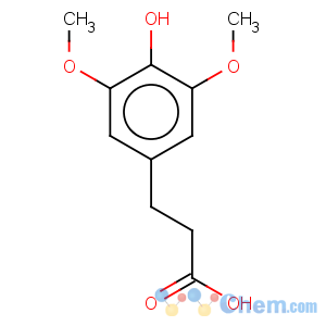 CAS No:14897-78-0 Benzenepropanoic acid,4-hydroxy-3,5-dimethoxy-