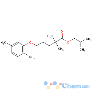 CAS No:149105-26-0 2-methylpropyl 5-(2,5-dimethylphenoxy)-2,2-dimethylpentanoate