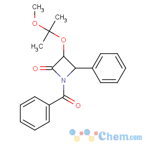 CAS No:149107-92-6 (3R,4S)-1-benzoyl-3-(2-methoxypropan-2-yloxy)-4-phenylazetidin-2-one