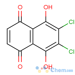 CAS No:14918-69-5 6,7-dichloro-5,8-dihydroxynaphthalene-1,4-dione