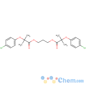 CAS No:14929-11-4 3-[2-(4-chlorophenoxy)-2-methylpropanoyl]oxypropyl<br />2-(4-chlorophenoxy)-2-methylpropanoate