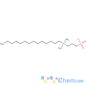 CAS No:14933-09-6 3-[dimethyl(tetradecyl)azaniumyl]propane-1-sulfonate