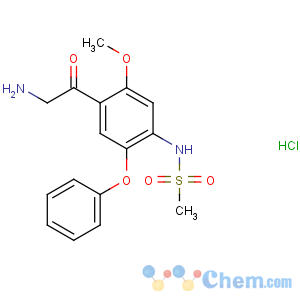 CAS No:149436-41-9 N-[4-(2-aminoacetyl)-5-methoxy-2-phenoxyphenyl]methanesulfonamide