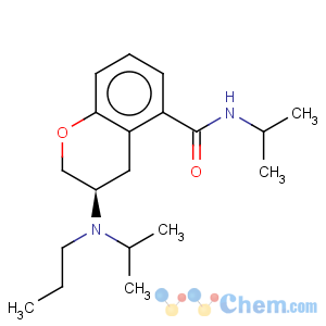 CAS No:149494-37-1 2H-1-Benzopyran-5-carboxamide,3,4-dihydro-N-(1-methylethyl)-3-[(1-methylethyl)propylamino]-, (3R)-