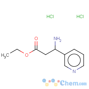 CAS No:149498-96-4 3-Pyridinepropanoicacid, b-amino-, ethyl ester,hydrochloride (1:2)