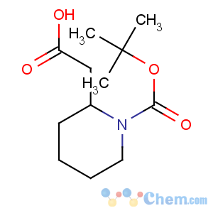 CAS No:149518-50-3 2-[1-[(2-methylpropan-2-yl)oxycarbonyl]piperidin-2-yl]acetic acid