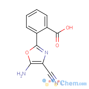 CAS No:149635-73-4 2-(5-amino-4-cyano-1,3-oxazol-2-yl)benzoic acid